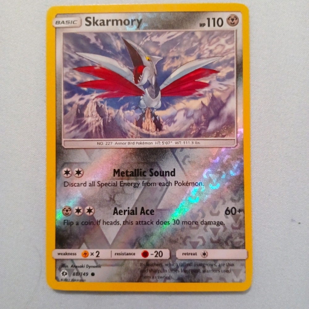 Ponyta and Skarmory Pokemon Cards